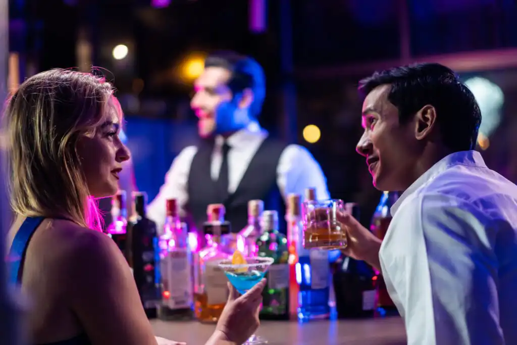 A bar is a smart location for vending machines